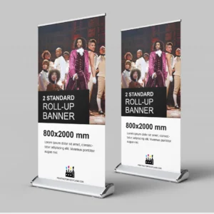 800x2000 mm Roller Banner (x2)
