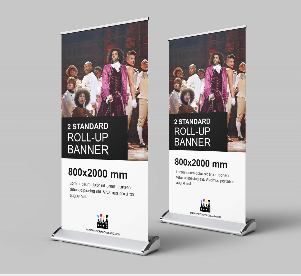 800x2000 mm Roller Banner (x2)