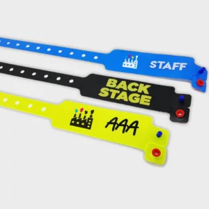 Printed Wide Face Vinyl Wristbands