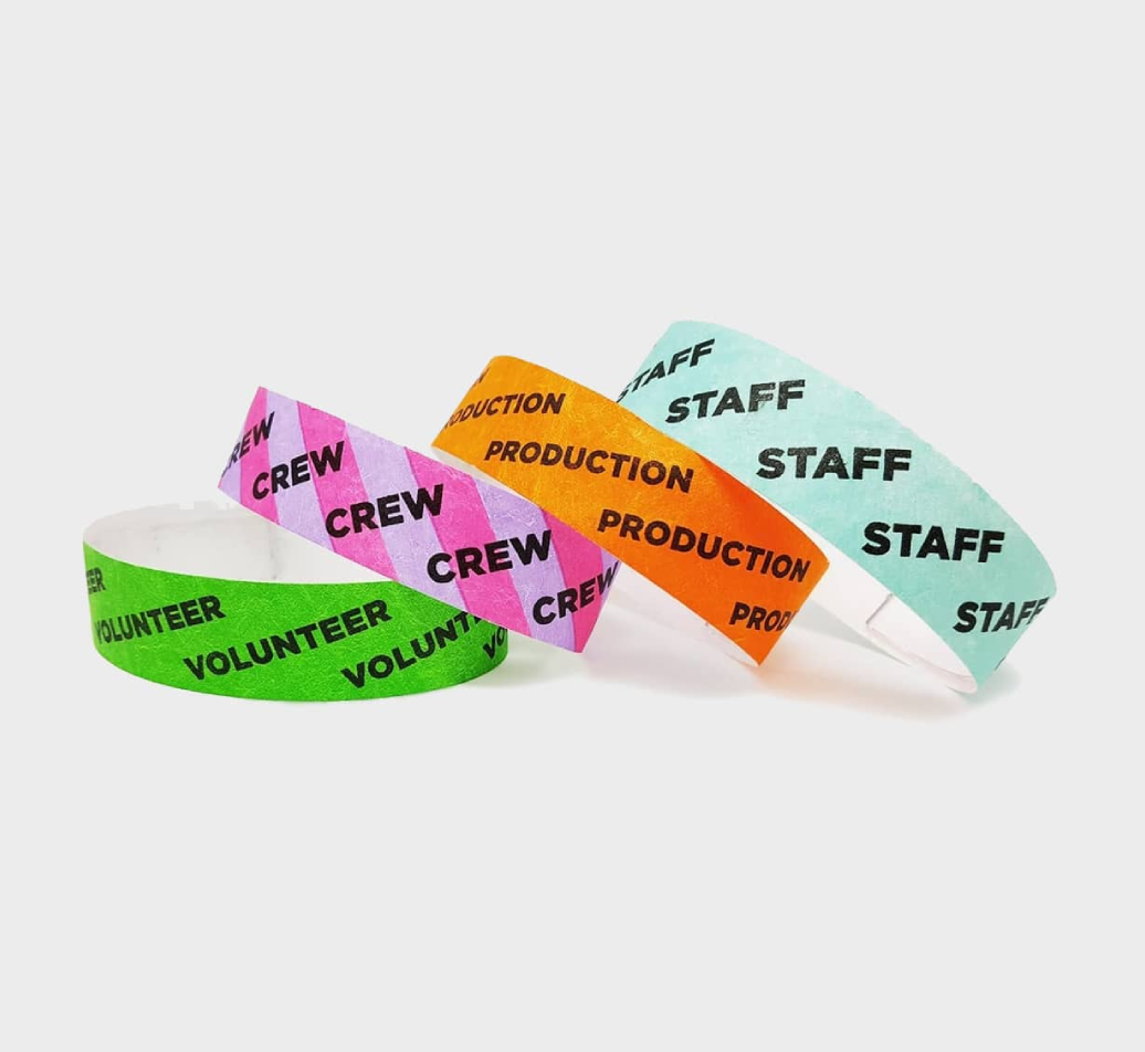 Printed Tyvek Wristbands