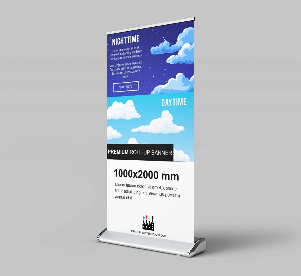 1000x2000 mm Premium Roller Banner